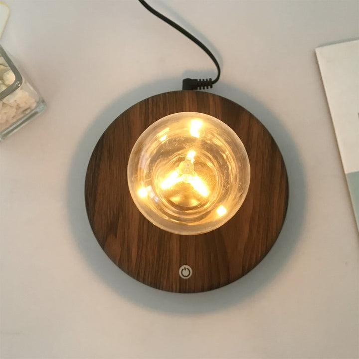 Top view of the Magnetic Levitation Desk Lamp